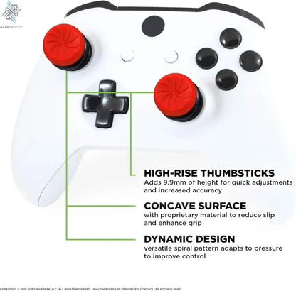 Freek Galaxy Performance Thumb Grip Caps Silicone Analog Stick Caps Cover ONLY for Xbox Series X/S Controller High-Rise Silicone cap Ai-TechWorld 