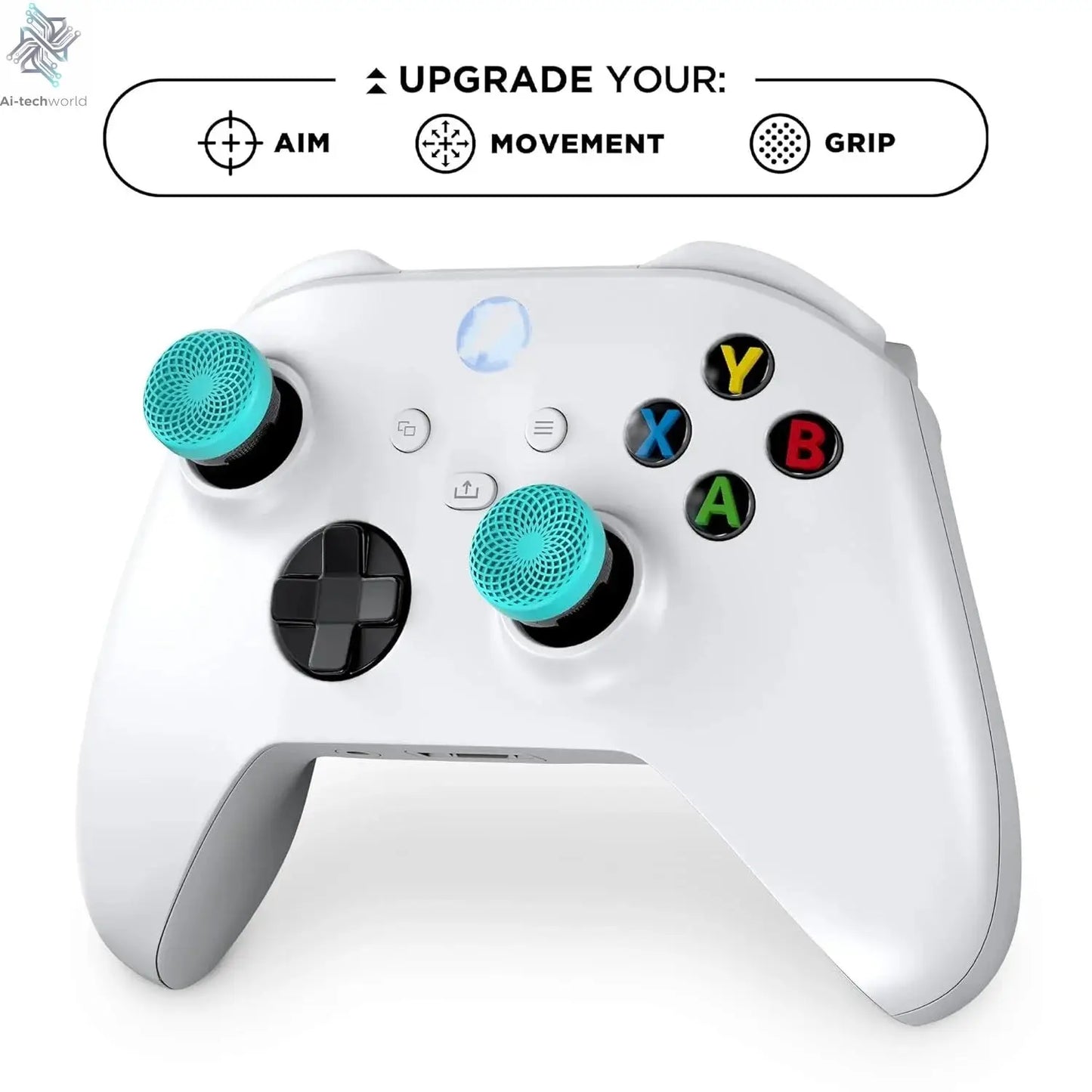 Freek Galaxy Performance Thumb Grip Caps Silicone Analog Stick Caps Cover ONLY for Xbox Series X/S Controller High-Rise Silicone cap Ai-TechWorld 