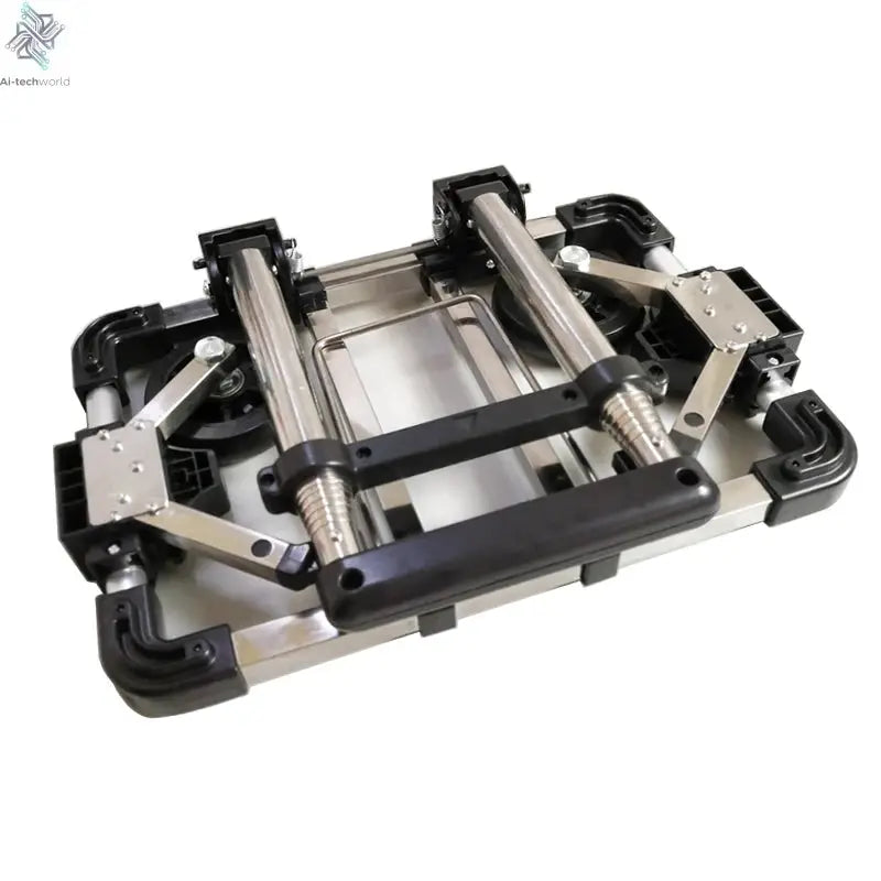 Full folding stainless steel luggage car Bearing capacity 30kg luggage Easy to carry trolley suitcase  Schoolbags shopping carts Ai-TechWorld 