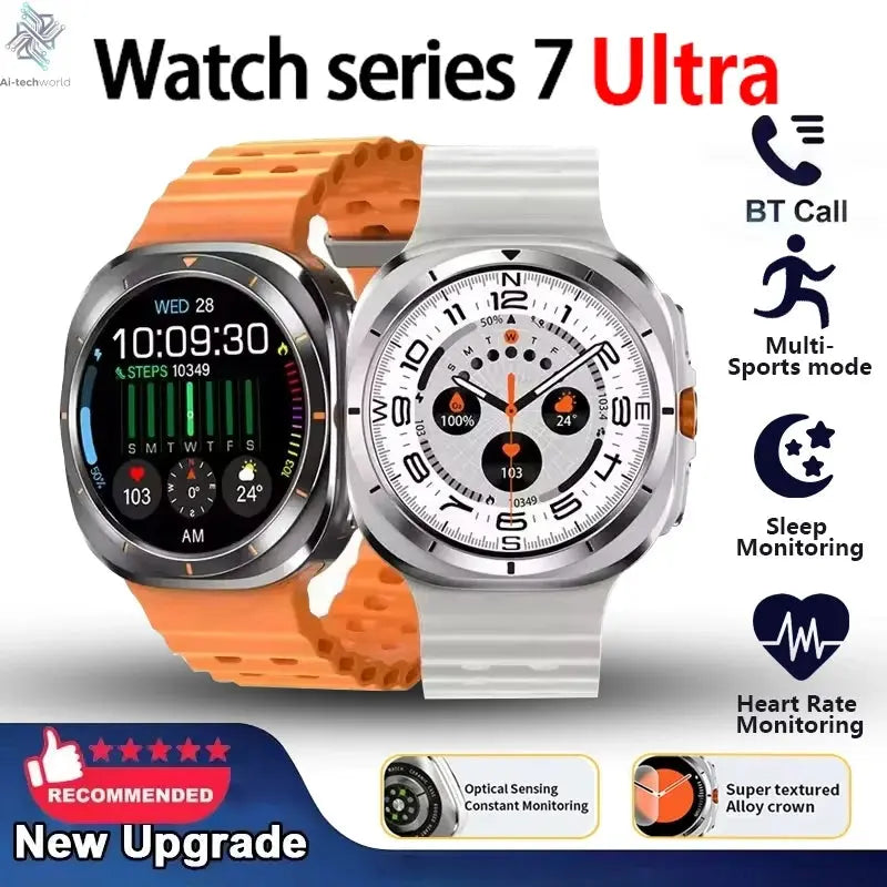 G.L Wear 2025 New Smartwatch for Men Heart Rate Monitoring Bluetooth Calling Fitness Tracking Pedometer Men's Smartwatch Ai-TechWorld 