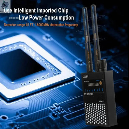 G618W G618 G318 Super Sensitive Detector Audio Buging Hidden Spy Camera Detector GSM GPS Full Range RF Laser Bug Zapper Detector Ai-TechWorld 