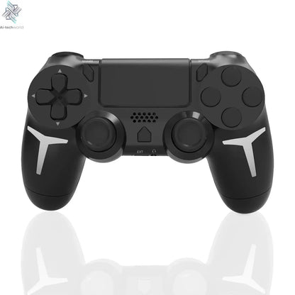 GAMINJA 6-axis Gyroscope Dual Vibration With touch pad Wireless Gamepad Bluetooth Controller For PS4 PS3 Console Computer PC Ai-TechWorld 