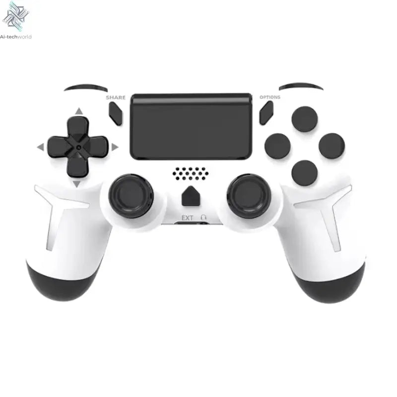 GAMINJA 6-axis Gyroscope Dual Vibration With touch pad Wireless Gamepad Bluetooth Controller For PS4 PS3 Console Computer PC Ai-TechWorld 