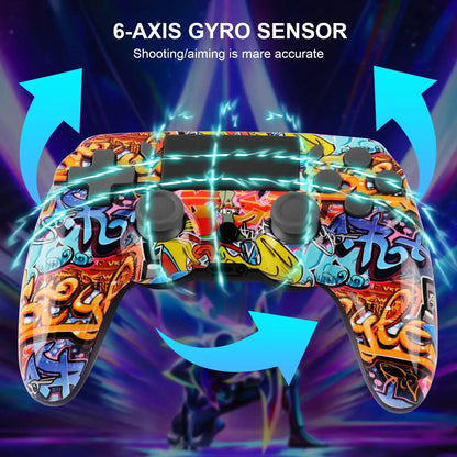 GAMINJA P47 Wireless Bluetooth Controller Gamepad With 6-axis Gyroscope PC Joystick touchpad Dual Vibration For PS4 PC Wins 7 8 Ai-TechWorld 