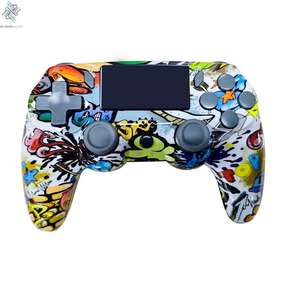 GAMINJA P47 Wireless Bluetooth Controller Gamepad With 6-axis Gyroscope PC Joystick touchpad Dual Vibration For PS4 PC Wins 7 8 Ai-TechWorld 