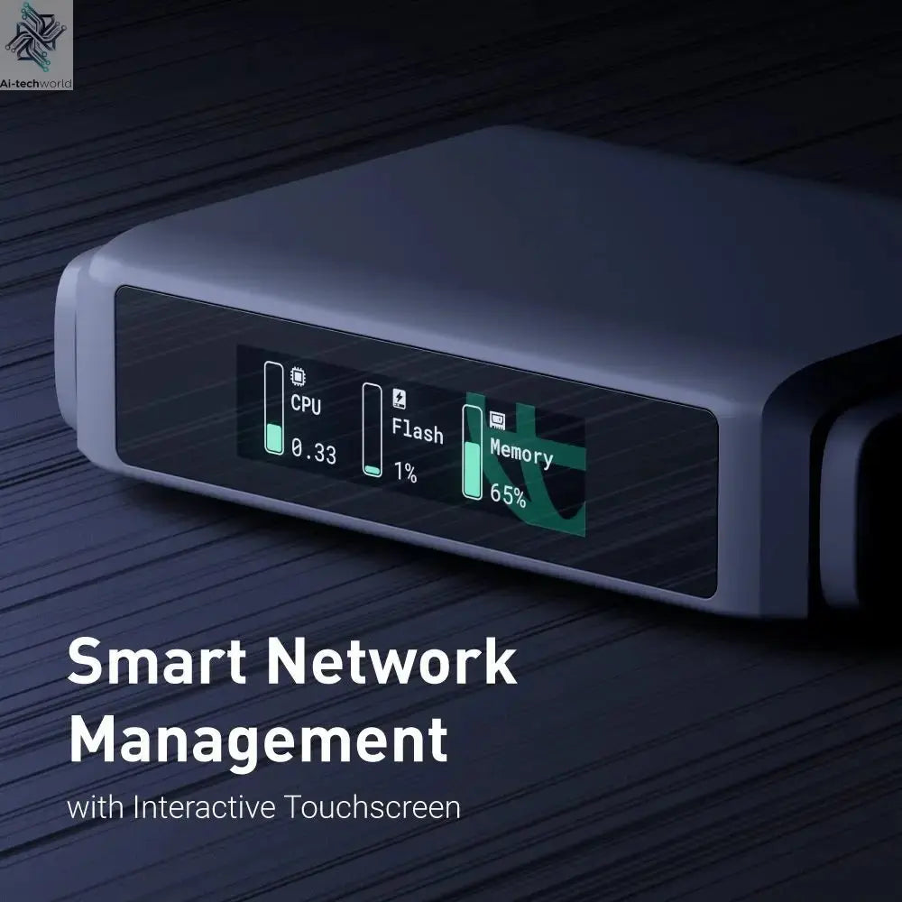 GL.iNet GL - BE3600( Slate 7) Wi - Fi 7 Router, Dual 2.5G Ports, Touch Screen, 3570Mbps Gaming Hotspot, VPN for Public & Hotel - Ai - TechWorld