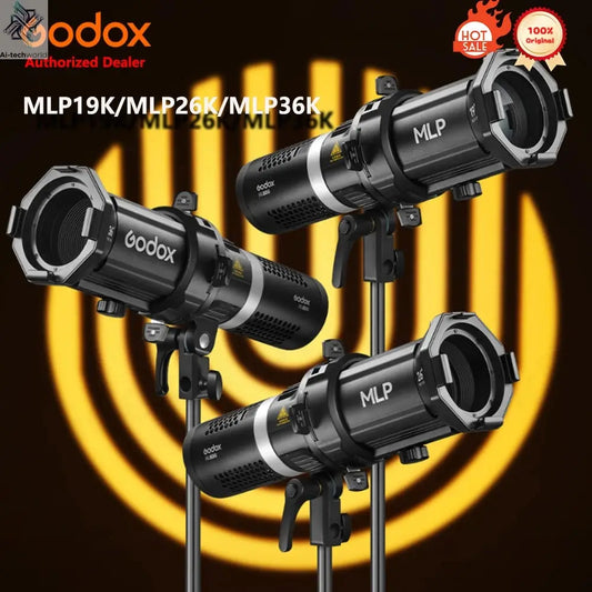 GODOX Projection Attachment MLP19K/MLP26K/MLP36K Spotlight Mount Set Lighting Modifiers Bowens For ML Series Lights Accessories Ai-TechWorld 