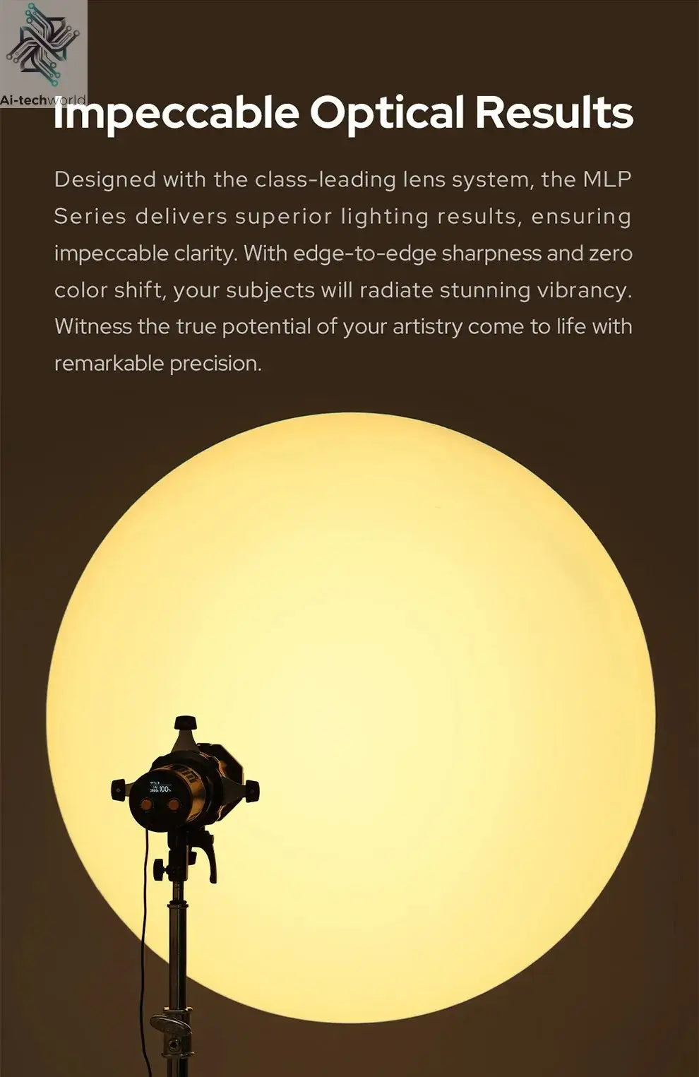 GODOX Projection Attachment MLP19K/MLP26K/MLP36K Spotlight Mount Set Lighting Modifiers Bowens For ML Series Lights Accessories Ai-TechWorld 