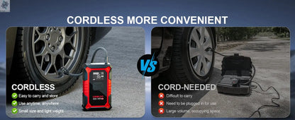 GOOLOO A3 Jump Starter with Air Compressor, 3000A Portable Car Battery Booster (9.0 Gas/6.5L Diesel) with 150PSI Auto-Shutoff Ti Ai-TechWorld 