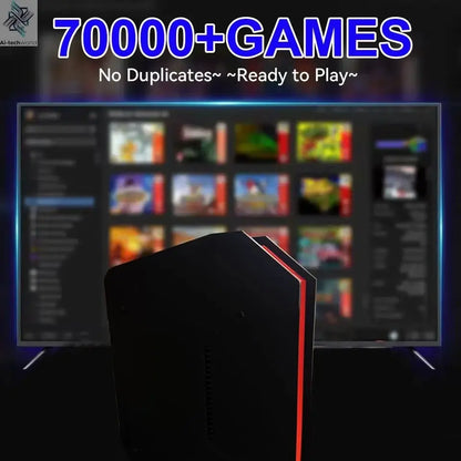 Game Box X4 Retro Video Game Console Support 70000+ Games 60 Emulators For PS2/PSP/MAME/DC/XBOX with Controllers - Ai - TechWorld