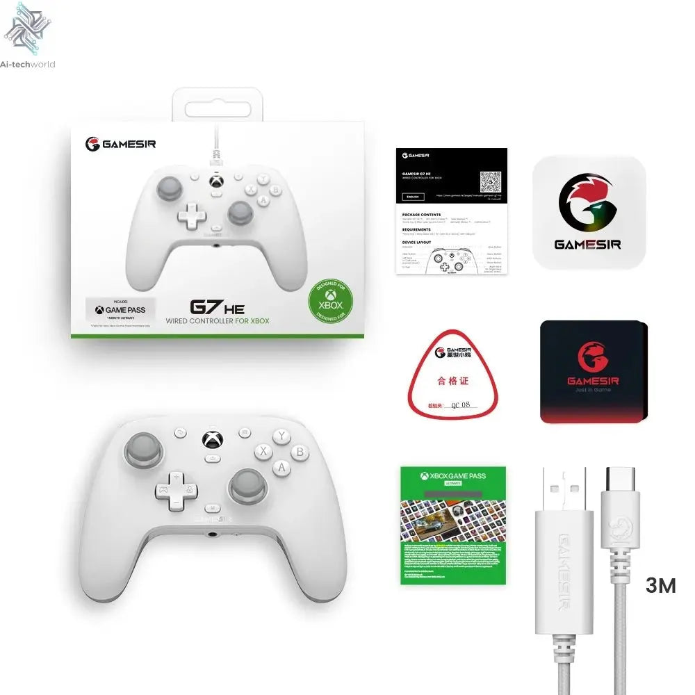 GameSir G7 HE Xbox Gaming Controller Hall Effect Gamepad for Xbox Series X, Xbox Series S, Xbox One, Steam and Windows PC - Ai - TechWorld