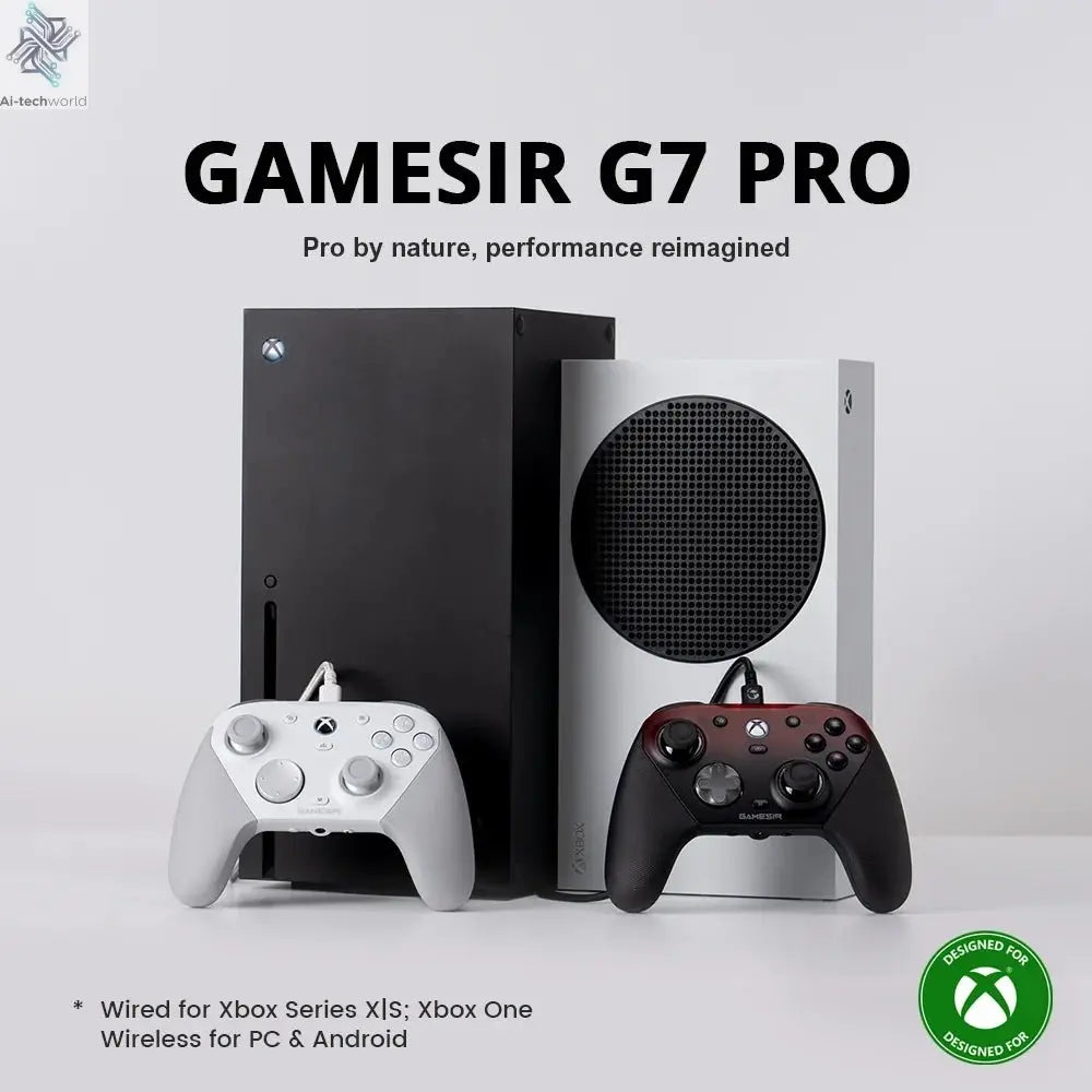 GameSir G7 Pro Xbox Gaming Controller Wired Gamepad for Xbox Series X|S, Xbox One X|S, Steam, PC, Android with Charging Dock - Ai - TechWorld