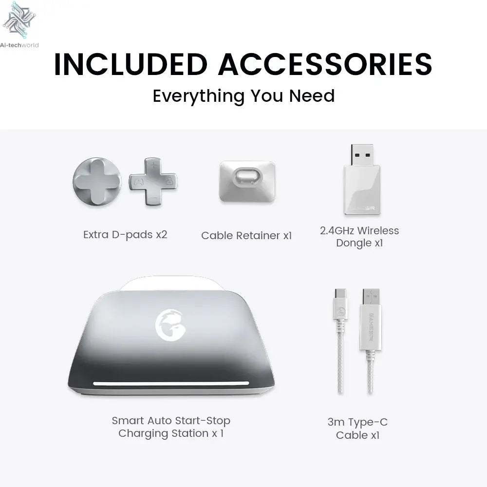 GameSir G7 Pro Xbox Gaming Controller Wired Gamepad for Xbox Series X|S, Xbox One X|S, Steam, PC, Android with Charging Dock - Ai - TechWorld