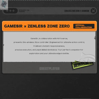 GameSir G7 Pro Zenless Zone Zero Wireless Controller for Xbox Series X|S, Xbox One, PC, Android Mag-Res™ TMR Bluetooth Gaming Ai-TechWorld 