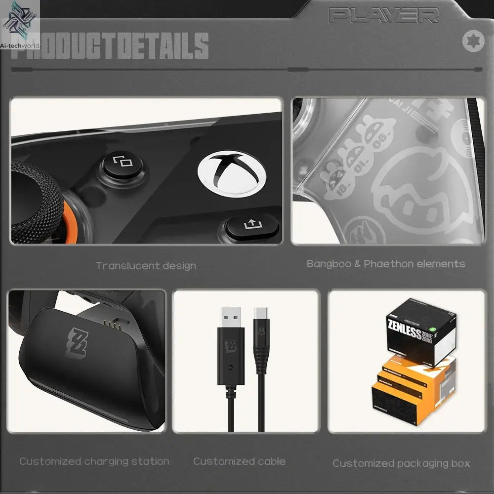 GameSir G7 Pro Zenless Zone Zero Wireless Controller for Xbox Series X|S, Xbox One, PC, Android Mag-Res™ TMR Bluetooth Gaming Ai-TechWorld 