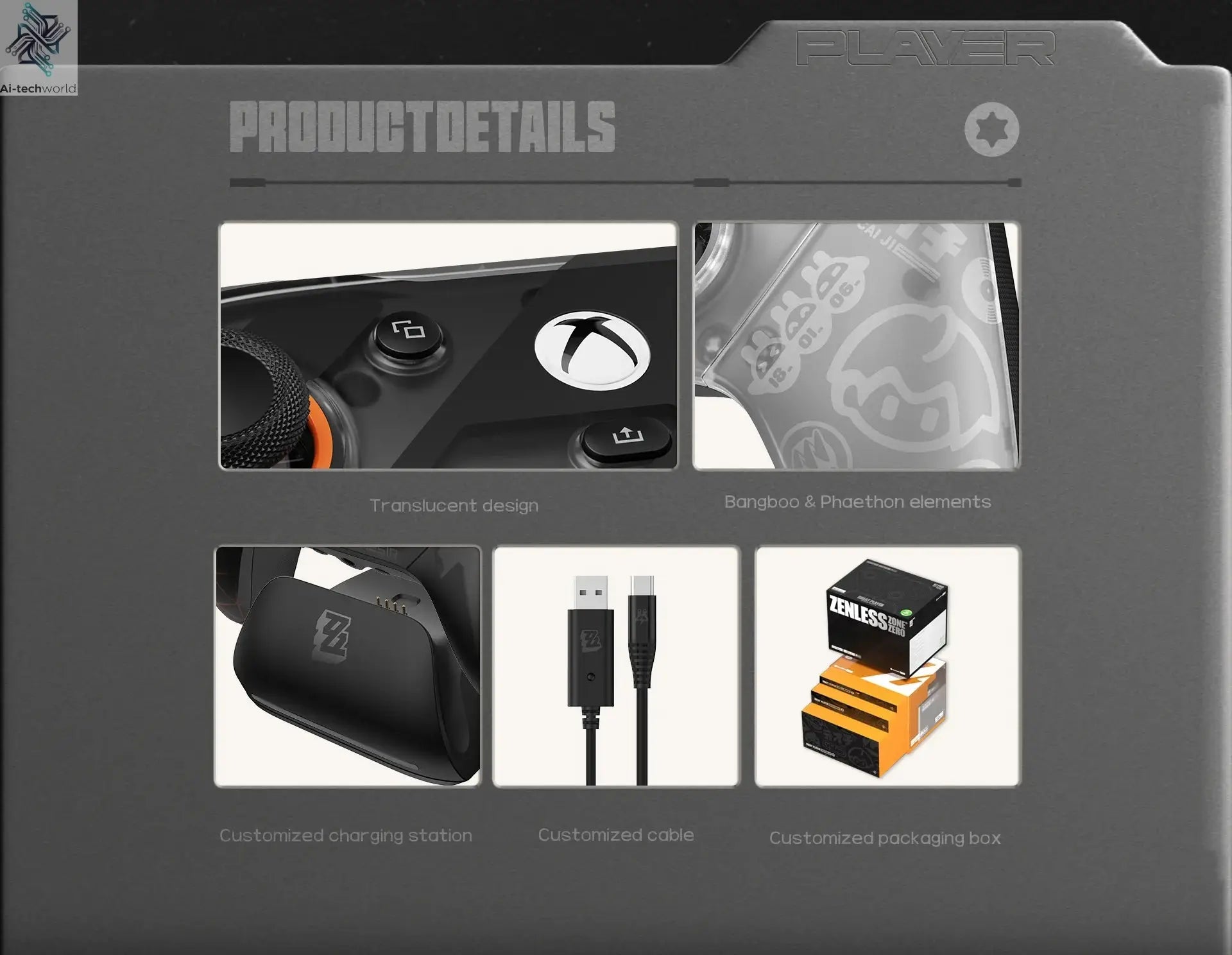 GameSir G7 Pro Zenless Zone Zero Wireless Controller for Xbox Series X|S, Xbox One, PC, Android Mag-Res™ TMR Bluetooth Gaming Ai-TechWorld 