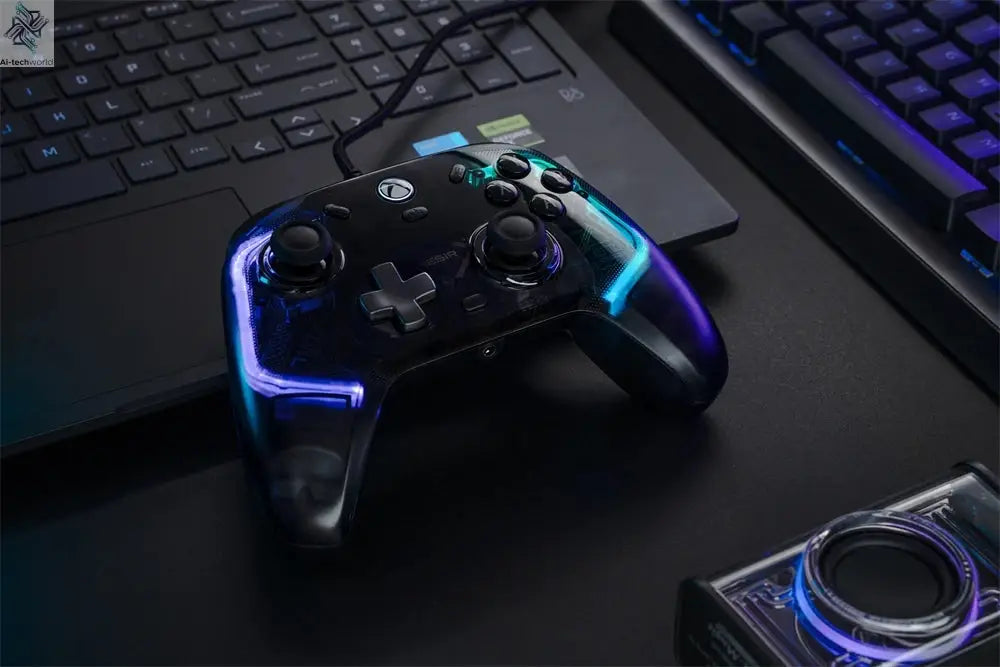 GameSir Kaleid Wired Hall Effect Xbox Gaming Controller for Xbox Series S/X One PC Steam Ergonomic Design Enhanced Gaming Ai-TechWorld 