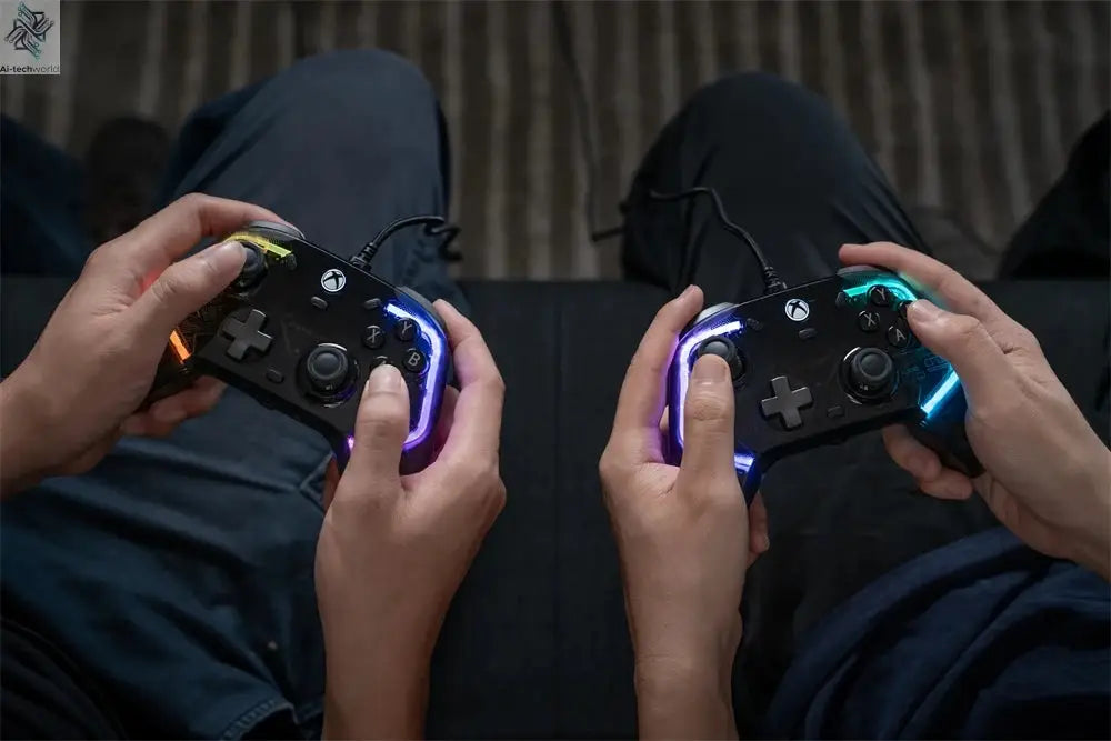 GameSir Kaleid Wired Hall Effect Xbox Gaming Controller for Xbox Series S/X One PC Steam Ergonomic Design Enhanced Gaming Ai-TechWorld 