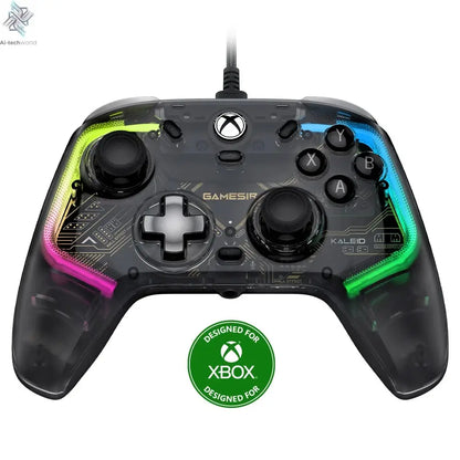 GameSir Kaleid Wired Hall Effect Xbox Gaming Controller for Xbox Series S/X One PC Steam Ergonomic Design Enhanced Gaming Ai-TechWorld 