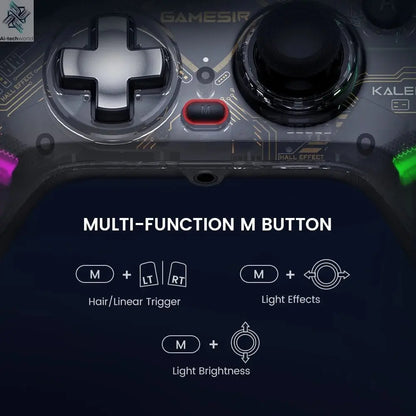 GameSir Kaleid Xbox Controller Wired Gamepad for Xbox Series X, Xbox Series S, Xbox One game console, with Hall Effect Joystick - Ai - TechWorld