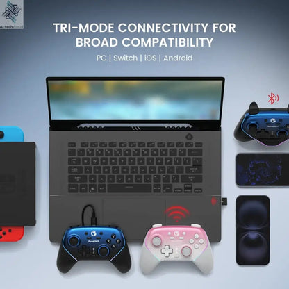 GameSir Super Nova Wireless Switch Controller with Charging Station Hall Effect Joystick for PC Nintendo Switch Android iOS Ai-TechWorld 