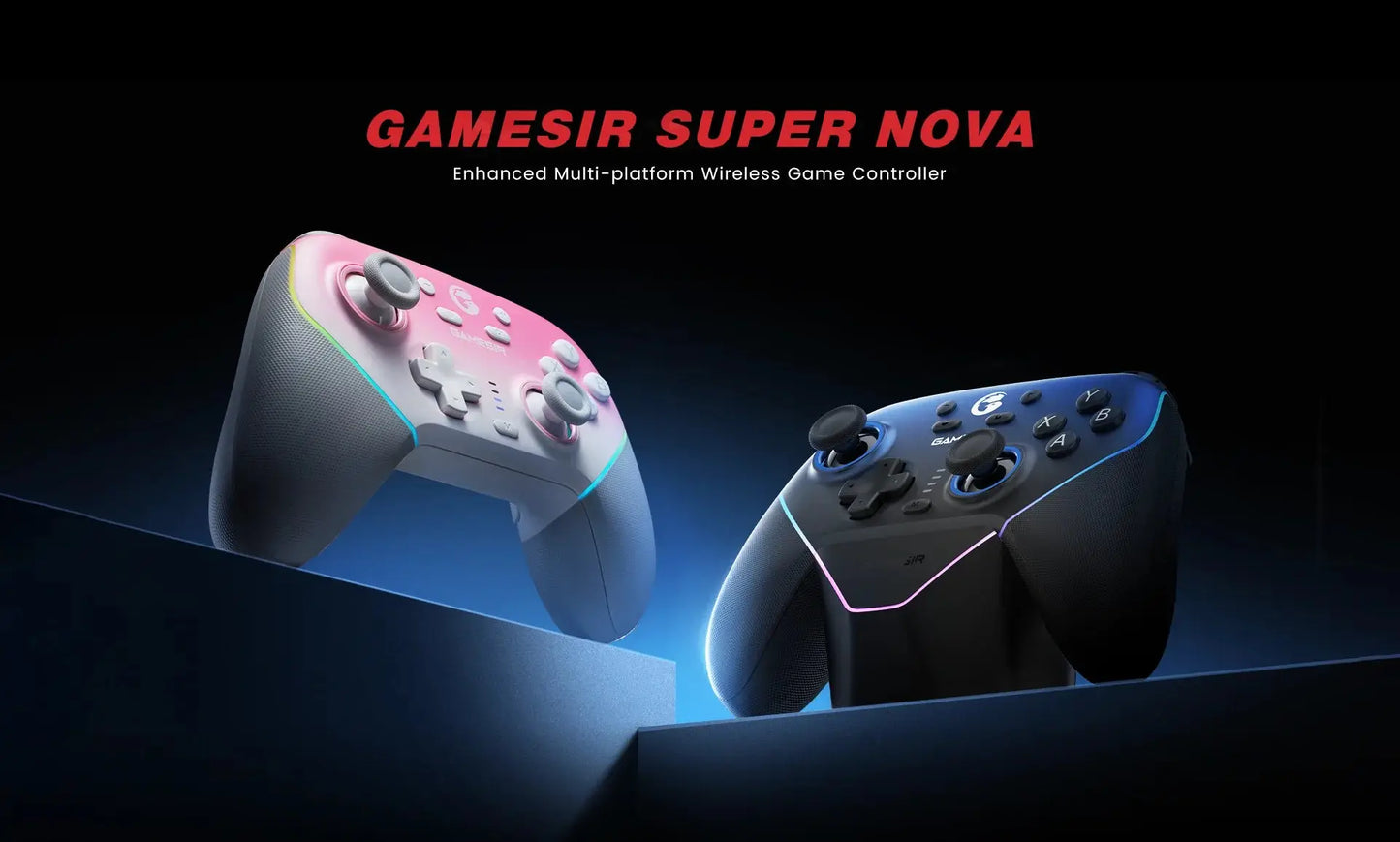 GameSir Super Nova Wireless Switch Controller with Charging Station Hall Effect Joystick for PC Nintendo Switch Android iOS Ai-TechWorld 