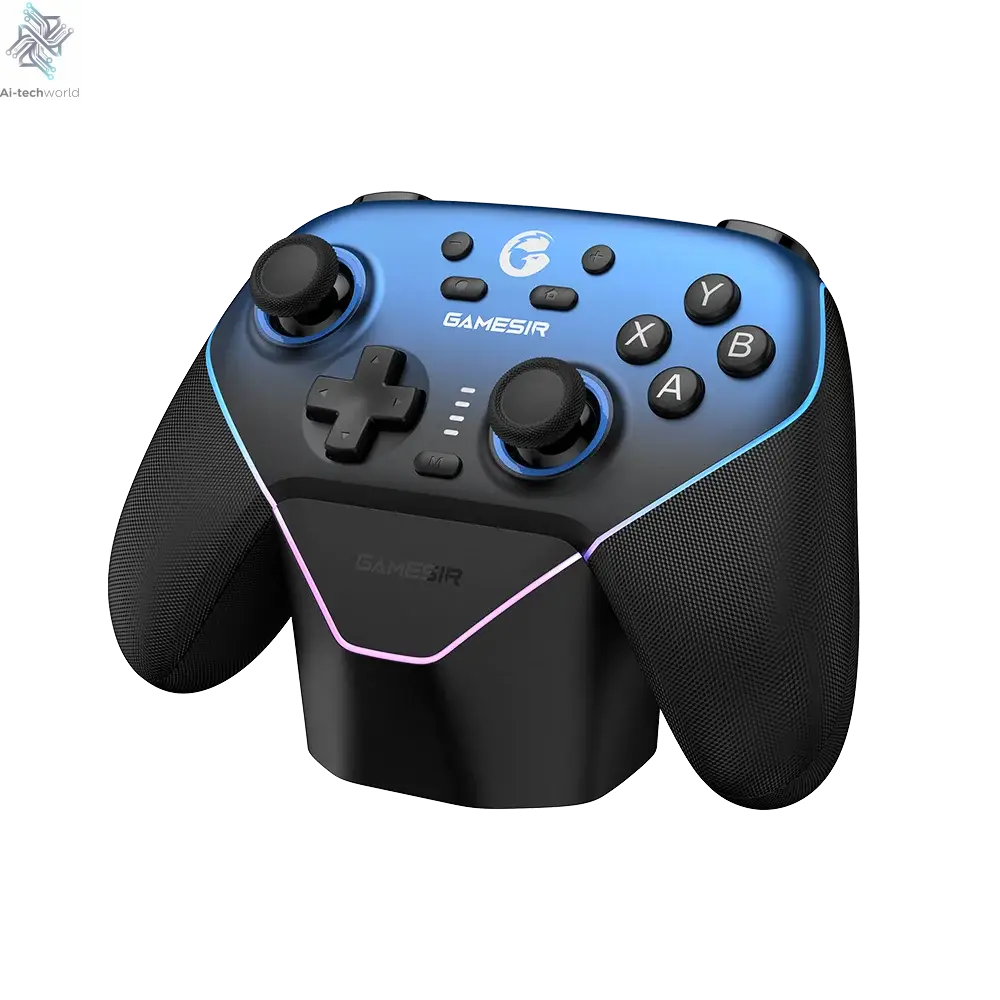 GameSir Super Nova Wireless Switch Controller with Charging Station Hall Effect Joystick for PC Nintendo Switch Android iOS Ai-TechWorld 