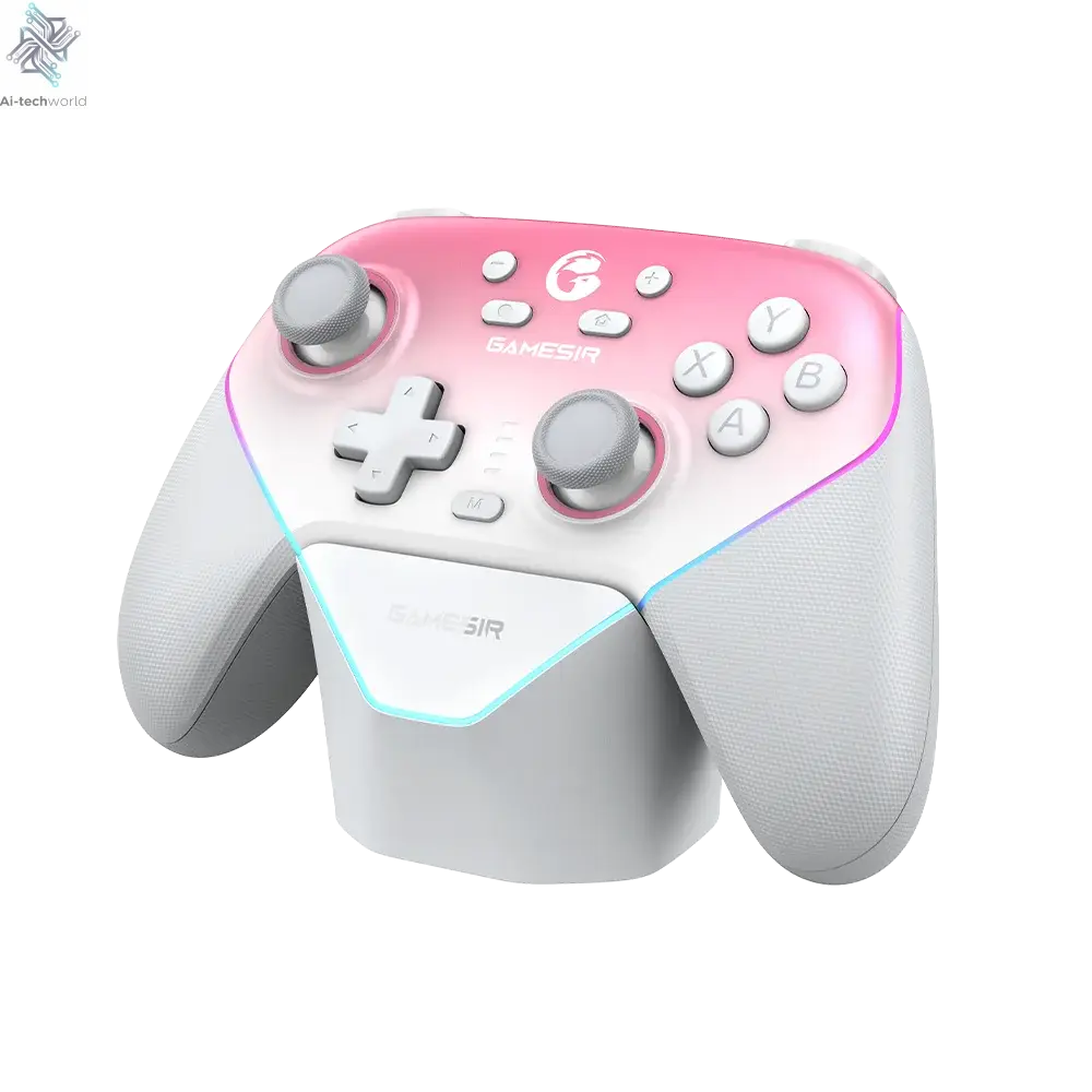 GameSir Super Nova Wireless Switch Controller with Charging Station Hall Effect Joystick for PC Nintendo Switch Android iOS Ai-TechWorld 