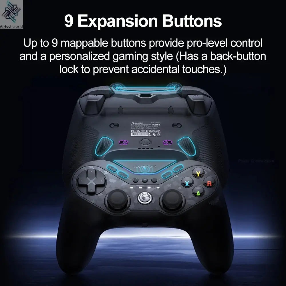 GameSir Tarantula Pro Gamepads PC for Nintendo Switch 2 Switch Android iOS TMR Hall sticks NFC 6 axis Gyro 9 Programmable Button Ai-TechWorld 