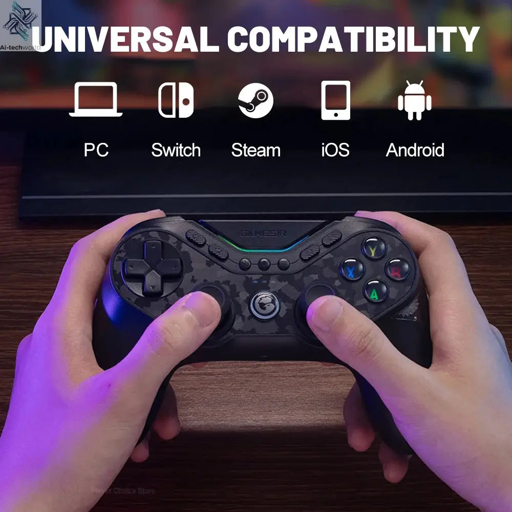 GameSir Tarantula Pro Gamepads PC for Nintendo Switch 2 Switch Android iOS TMR Hall sticks NFC 6 axis Gyro 9 Programmable Button Ai-TechWorld 