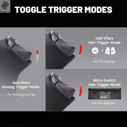 GameSir Tarantula Pro Gamepads PC for Nintendo Switch 2 Switch Android iOS TMR Hall sticks NFC 6 axis Gyro 9 Programmable Button Ai-TechWorld 