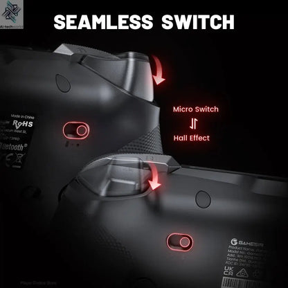 GameSir Tarantula Pro Gamepads PC for Nintendo Switch 2 Switch Android iOS TMR Hall sticks NFC 6 axis Gyro 9 Programmable Button Ai-TechWorld 