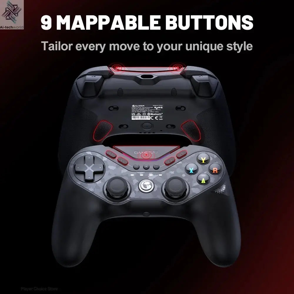GameSir Tarantula Pro Gamepads PC for Nintendo Switch 2 Switch Android iOS TMR Hall sticks NFC 6 axis Gyro 9 Programmable Button Ai-TechWorld 