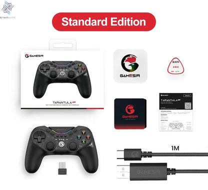 GameSir Tarantula Pro Gamepads PC for Nintendo Switch 2 Switch Android iOS TMR Hall sticks NFC 6 axis Gyro 9 Programmable Button Ai-TechWorld 
