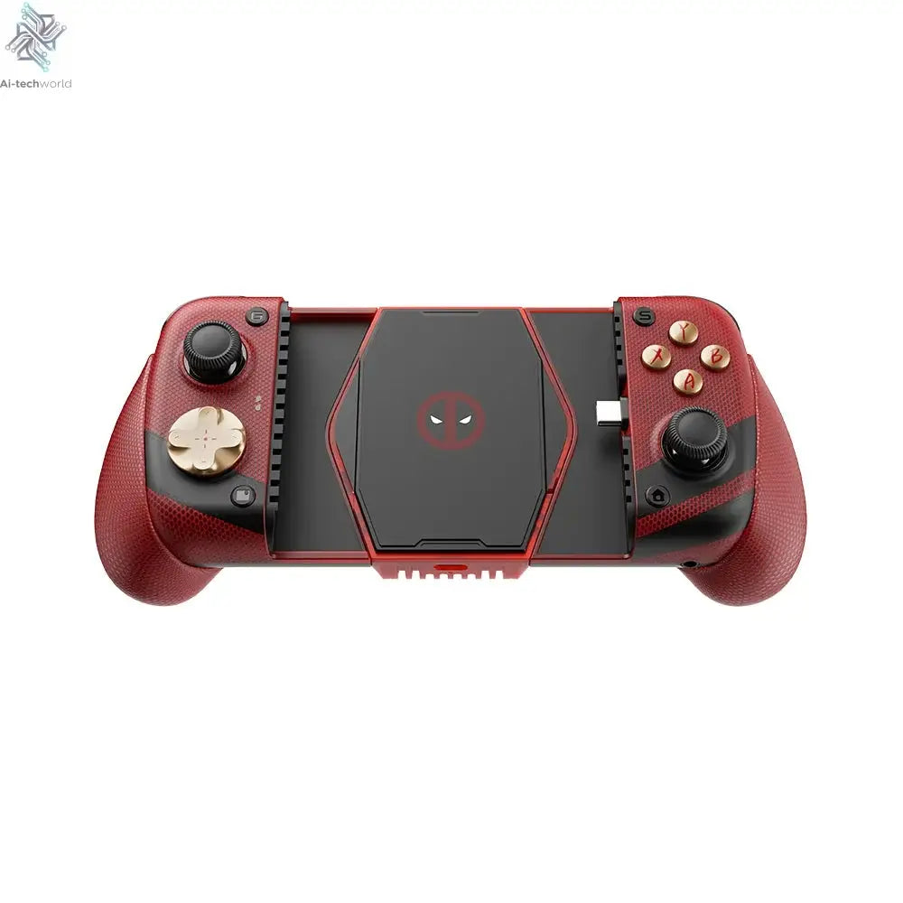 GameSir X3 Pro Deadpool Edition Controller Type-C Wired Licensed by Marvel Cooler Camepad for iPhone 16/15 series And Android Ai-TechWorld 