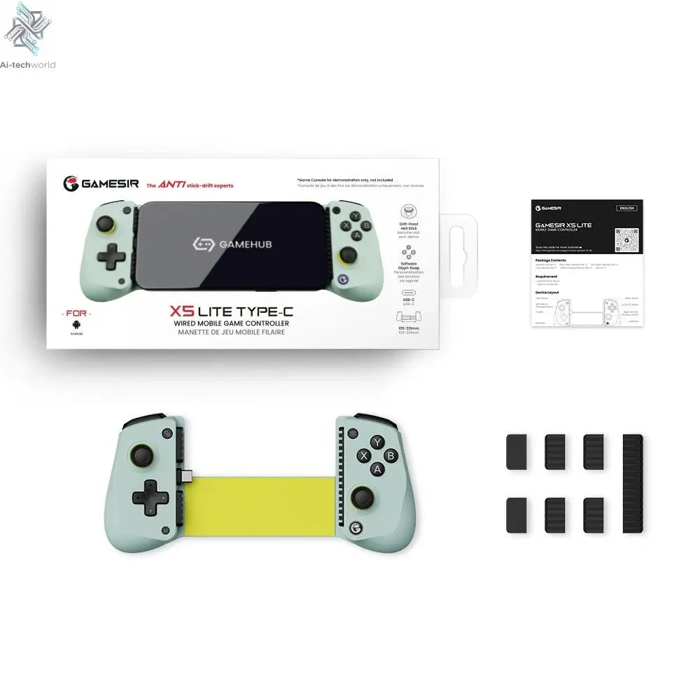 GameSir X5 Lite Mobile Gaming Controller for Android & iPhone 16/15, Hall Effect Joystick Portable Gamepad for On - the - Go Play - Ai - TechWorld