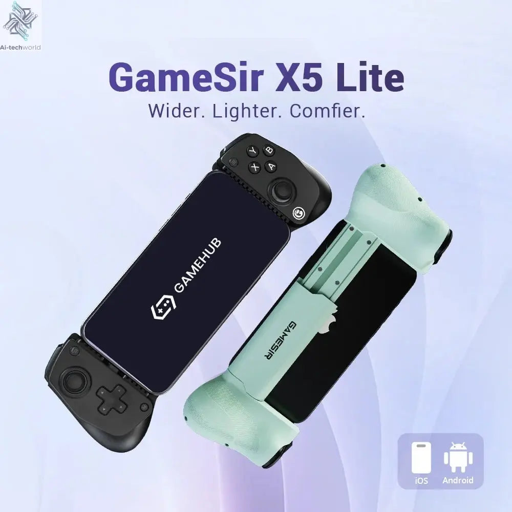 GameSir X5 Lite Mobile Gaming Controller for Android & iPhone 16/15, Hall Effect Joystick Portable Gamepad for On - the - Go Play - Ai - TechWorld