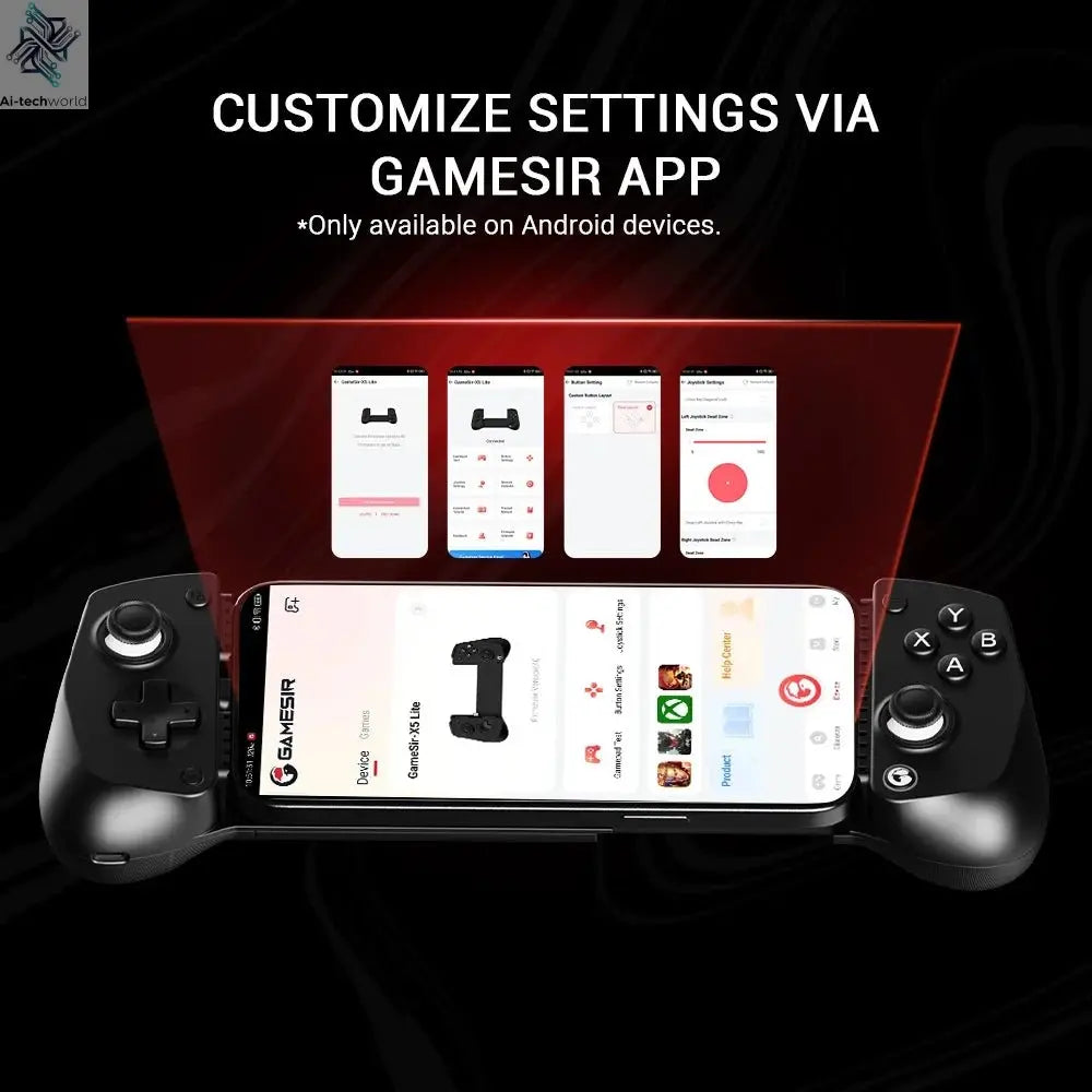 GameSir X5 Lite Mobile Gaming Controller for Android & iPhone 16/15, Hall Effect Joystick Portable Gamepad for On - the - Go Play - Ai - TechWorld