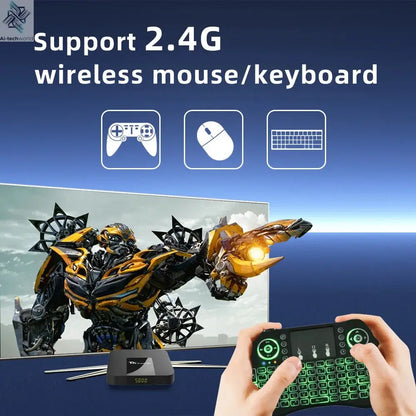 [Genuine]Hot selling Super Smart TV Box TX Super 8K Android 11 TV box Global Market Media Player Shows 2GB 16GB Wifi Set Top Box Ai-TechWorld 