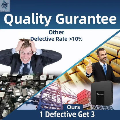 [Genuine]Hot selling Super Smart TV Box TX Super 8K Android 11 TV box Global Market Media Player Shows 2GB 16GB Wifi Set Top Box Ai-TechWorld 