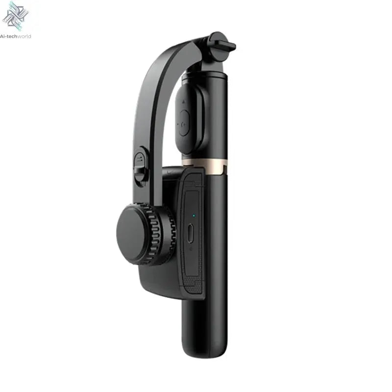 Roreta 2023 NEW Gimbal Stabilizer Selfie Stick Foldable Wireless Tripod with Bluetooth Shutter Monopod for IOS Android - Ai - TechWorld