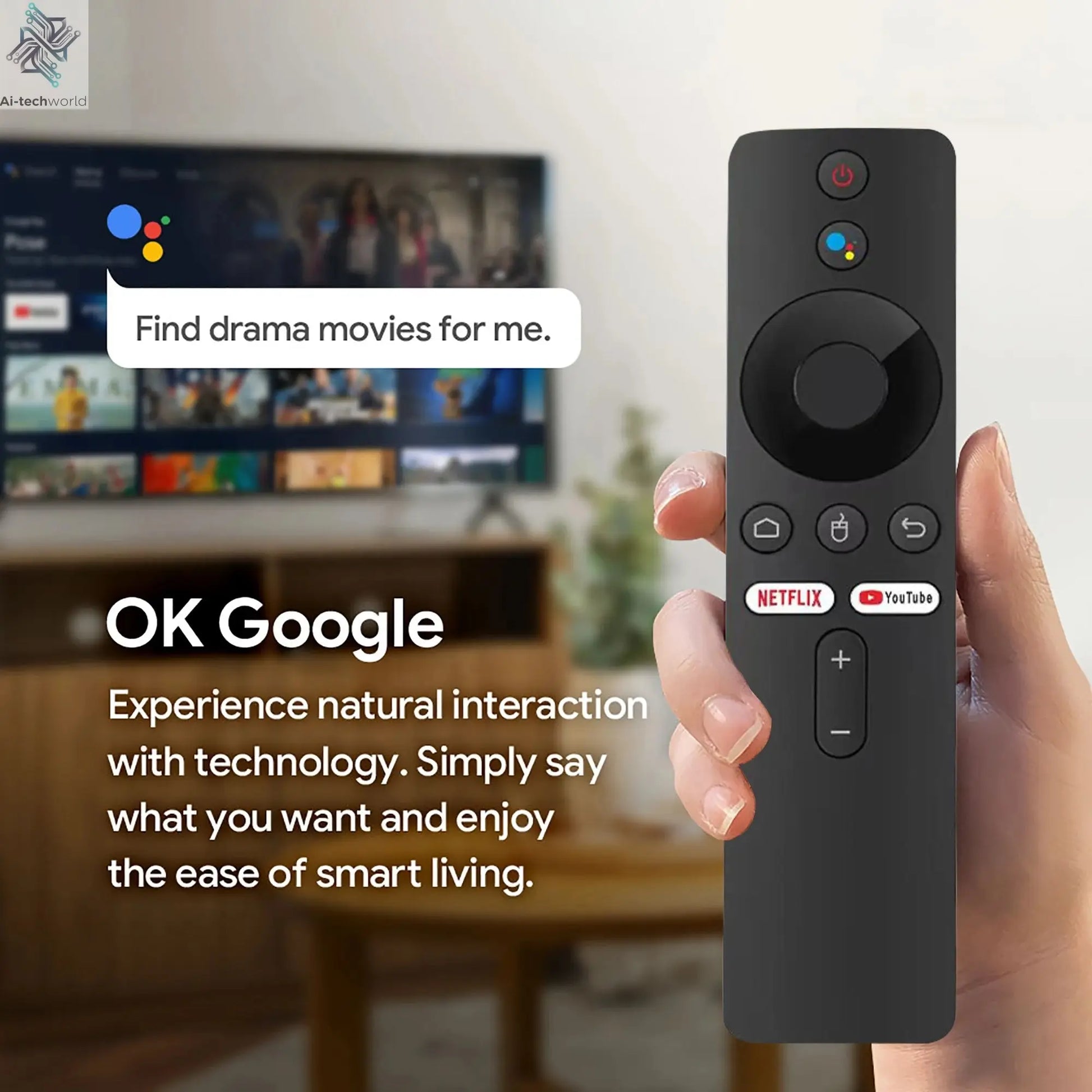 Global Version Mortal Smart Streaming Media TV Box Android13 AllwinnerH313  Bluetooth Google Assistant 2.4G&5G Wifi 4KHD Q1 Ai-TechWorld 
