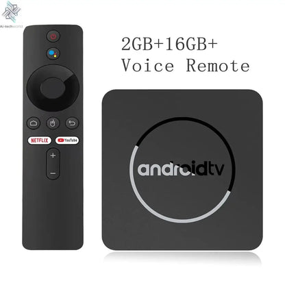 Global Version Mortal Smart Streaming Media TV Box Android13 AllwinnerH313  Bluetooth Google Assistant 2.4G&5G Wifi 4KHD Q1 Ai-TechWorld 