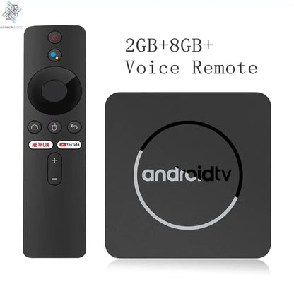 Global Version Mortal Smart Streaming Media TV Box Android13 AllwinnerH313  Bluetooth Google Assistant 2.4G&5G Wifi 4KHD Q1 Ai-TechWorld 