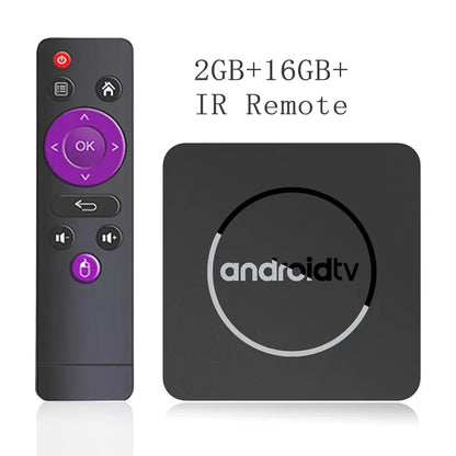 Global Version Mortal Smart Streaming Media TV Box Android13 AllwinnerH313  Bluetooth Google Assistant 2.4G&5G Wifi 4KHD Q1 Ai-TechWorld 