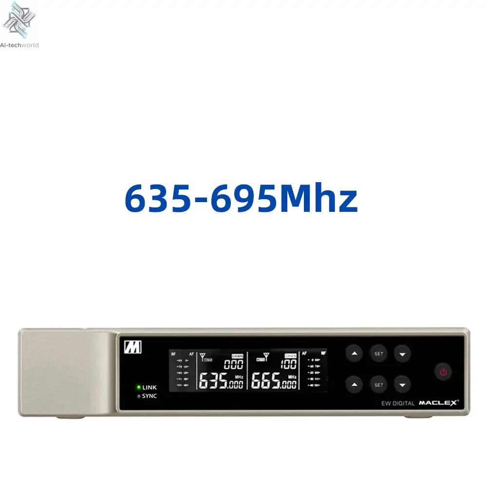 Gold ！！！ MACLEX EW9000 UHF Long Distance Dual Channel Handheld Professional Wireless Microphone System Stage Performance MIC Ai-TechWorld 
