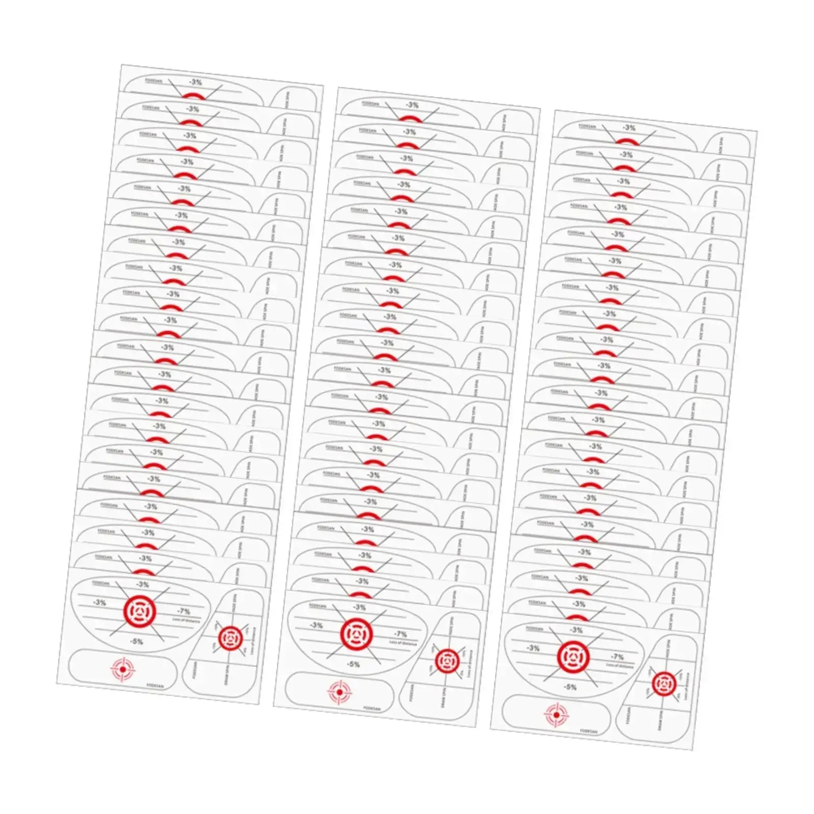 Golf Club Sticker Carbonless Tape Labels Golf Swing Analyzer Training Aid for Improving Accuracy and Consistency - Ai-TechWorld