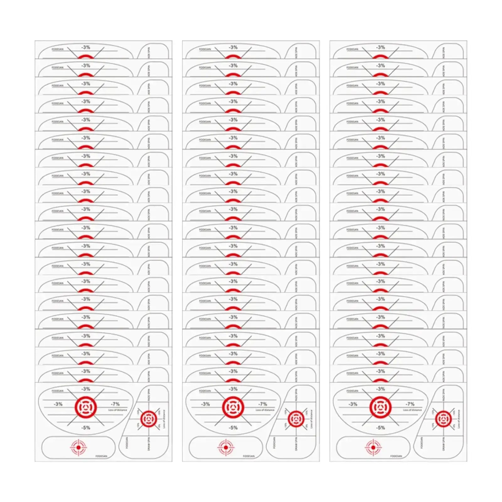 Golf Club Sticker Carbonless Tape Labels Golf Swing Analyzer Training Aid for Improving Accuracy and Consistency - Ai-TechWorld