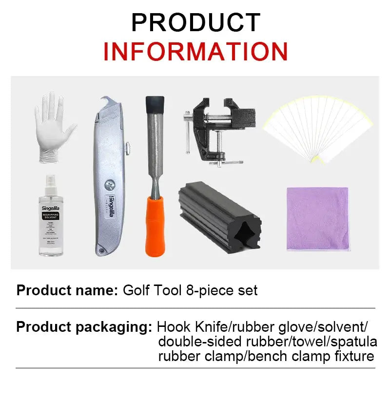 Golf Tools Golf Accessories Replace Club Grip Indoor Outdoor Fast Lightweight Simple Tools Essential Training Supplies Gift Set - Ai-TechWorld
