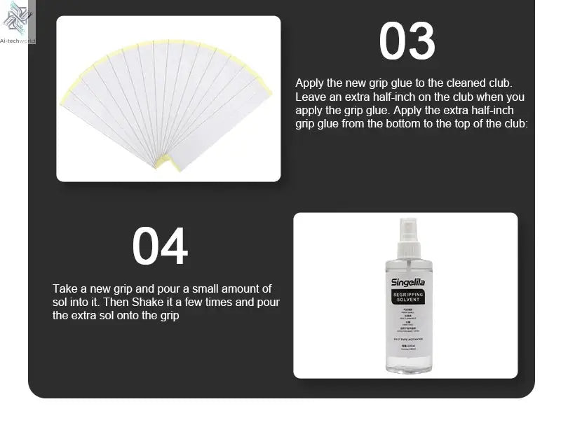 Golf Tools Golf Accessories Replace Club Grip Indoor Outdoor Fast Lightweight Simple Tools Essential Training Supplies Gift Set - Ai-TechWorld